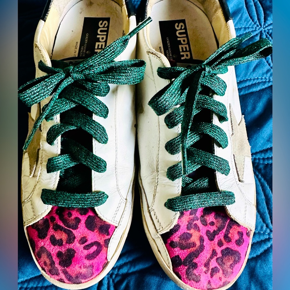 Golden Goose Sneakers Fuchsia Leopard